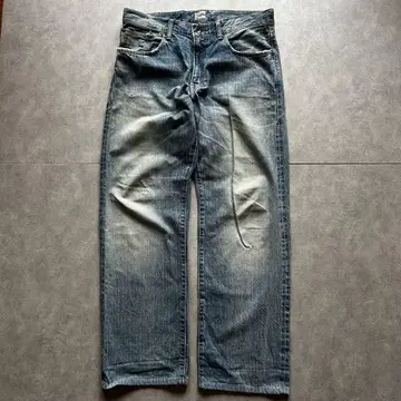 grunge edwin fade damage denim pants y2k