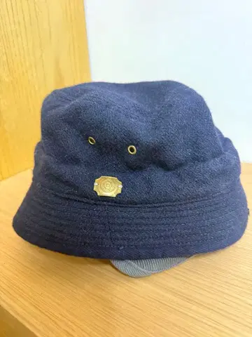 DECHO 울 네이비 버킷햇