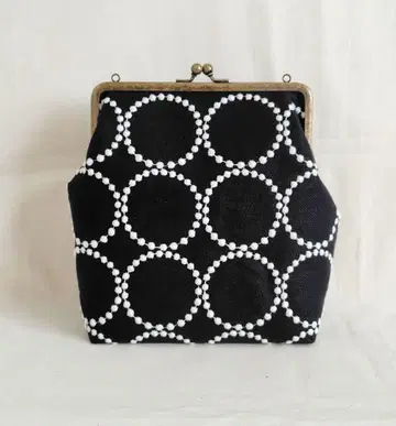 미나 페르호넨 탬버린 (navy) 가마구치 백