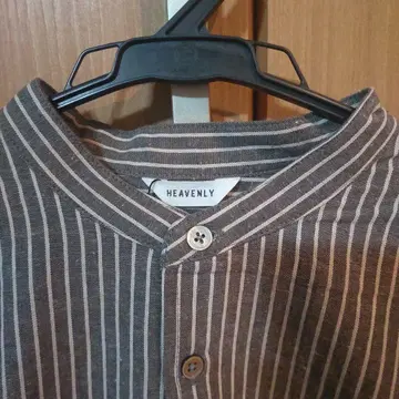 HEAVENLY 스트라이프 긴팔 셔츠