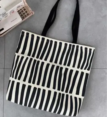 토트백 여성용 캔버스지 A4