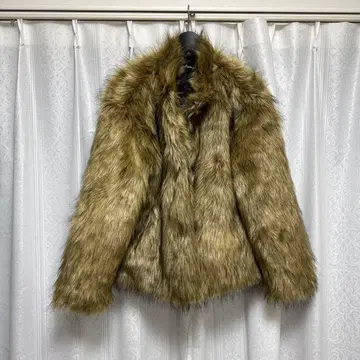 스텐 칼라 퍼 자켓