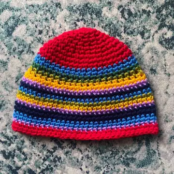 크러셔 모자 크로셰 모자 비니 크로셰 뜨개질