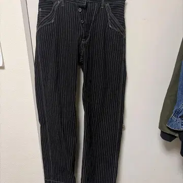 Schott 히코리 데님 블랙 30