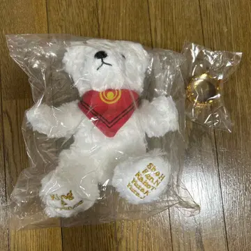 King & Prince 왕관 포함 화이트 봉제 인형