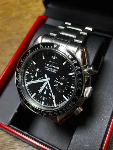 TECHNOS 스피드 마스터 크로노그래프 새상품급!