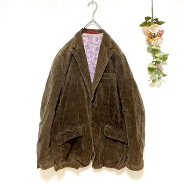 [SMITH'S AMERICAN] 코듀로이 자켓 안감 꽃무늬 (M)