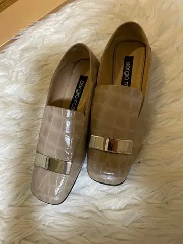 Sergio Todzi 크로커다일풍 로퍼 베이지