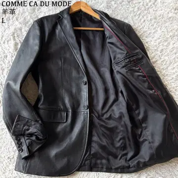 컨디션 최상 꼼사데모드 램 가죽 테일러드 자켓 양가죽 블랙 블랙 3