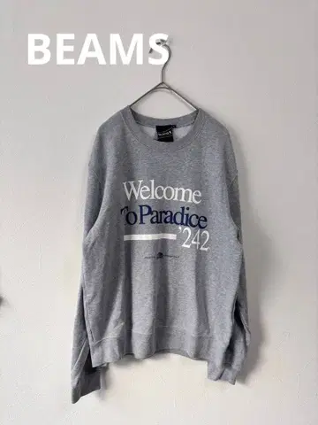 BEAMS T 그레이 트레이닝복 S (여성용 M 정도)