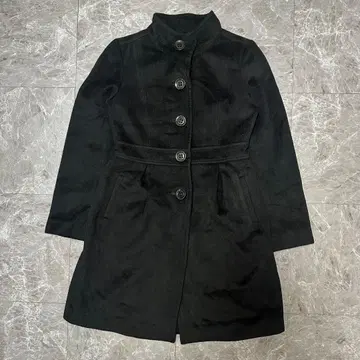 C de C 블랙 롱 코트 36 a9