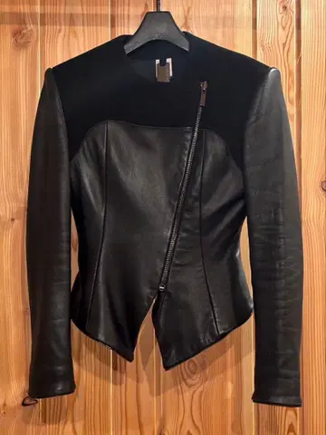 Thomas Wylde 가죽 자켓 비대칭