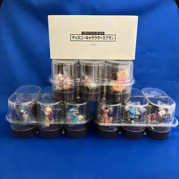도쿄 미쓰비시 은행 디즈니 캐릭터 플랜 피규어 컬렉션 18개 받침대