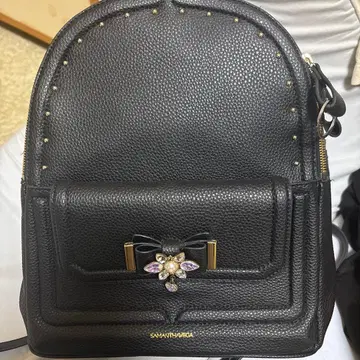 SAMANTHAVEGA 블랙 백팩
