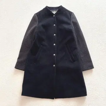 어 데이 인 더 라이프 롱 코트 울 바시티 자켓 스타일 38 M