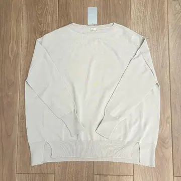 새상품 IENA 2024SS 코튼 스트레치 NEO 와이드 긴팔 풀오버