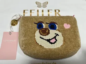 러브러리 바이 페이러 도업 테디 걸 파우치 바닥 있음