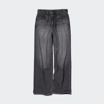 UNIQLO 와이드 스트레이트 청바지 그레이