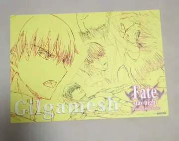 Fate UBW 러프 원화 오리지널 페이퍼 길가메쉬