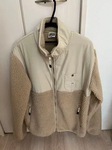 리 플리스 자켓 베이지