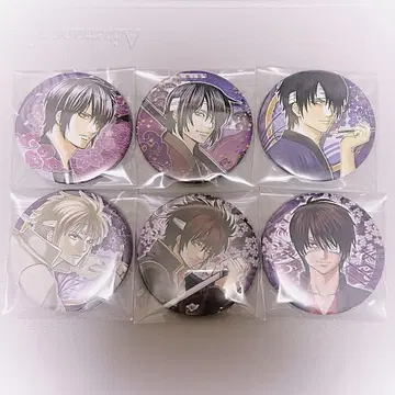 은혼 타카스기 신스케 컬렉션 캔뱃지 원작 6개