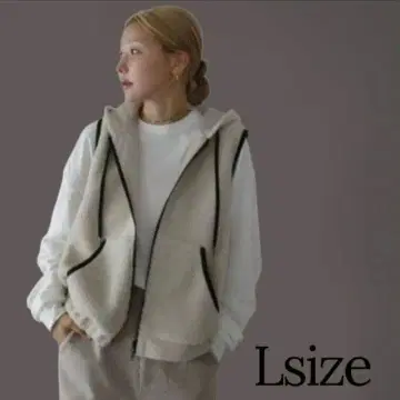 시마무라 hideka 보아 후디 베스트 L 사이즈