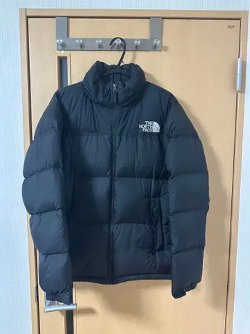 THE NORTH FACE 블랙 눕시 다운 자켓 XL
