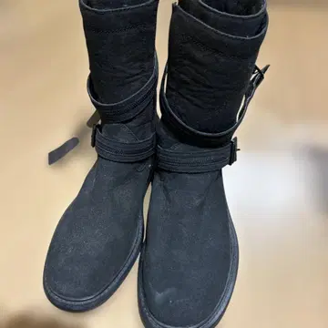 엔지니어 부츠 블랙 사이즈 2 스트랩 포함