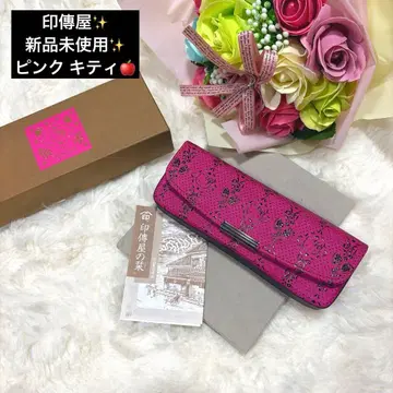 미사용 새상품 인덴야 헬로키티 콜라보 안경 케이스 박스 포함