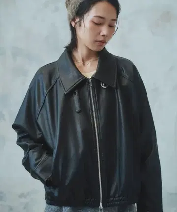 'Etrarium' Vegan Leather Blouson