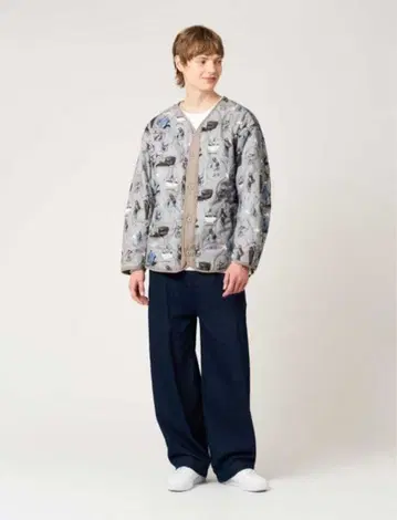 그라니프 나이트메어 비포어 크리스마스 숏 모즈 코트 안쪽 라이너