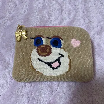 새상품급 페이러 도업 테디걸 파우치 리본참