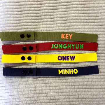 SHINee 네임택 KEY JONGHYUN ONEW MINHO