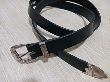 아담 파텍 이탈리아 가죽 벨트 블랙