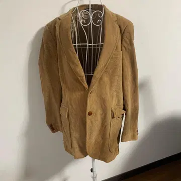 코듀로이 캐주얼 베이지 자켓 프리 사이즈