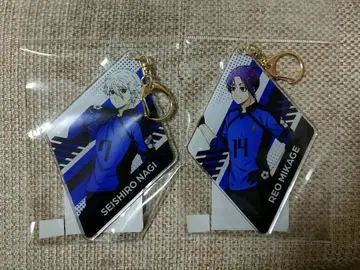 블루 록 보행 ver. 신규 일러스트 BIG 아크릴 키링 나기 레이오