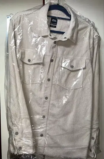 ZARA 릴랙스핏 코듀로이 셔츠 M