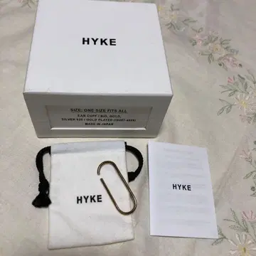 HYKE 하이크 실버 이어커프 실버 골드 도금