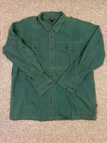 patagonia 오가닉 코튼 셔츠 L 사이즈 그린