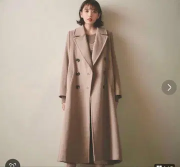 [ COCO DEAL ] 백 플레어 롱 코트 베이지 1 사이즈