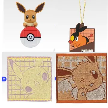 포켓몬 제일복권 이브이 포카브 피카츄 F상