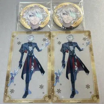 제5인격 설원 축제 캔뱃지&클리어 카드 풀즈 골드 노튼