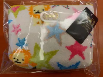 미사용 새상품 FEILER 컬러풀 별 패턴 파우치