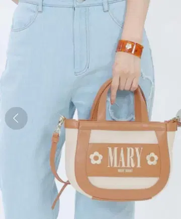 MARY QUANT 마리콴트 2ways 미니 토트 백 새상품급