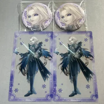 제5인격 눈 축제 캔뱃지&클리어 카드 포토그래퍼 조셉