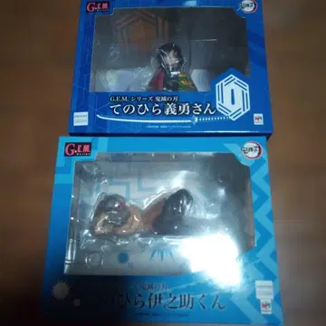 귀멸의 칼날 손바닥 위의 기유 손바닥 위의 이노스케 피규어