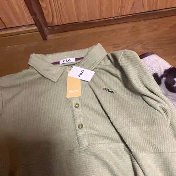 FILA 리브 니트 폴로 튜닉 벨루나