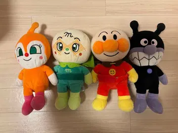 호빵맨 봉제 인형 4개 세트