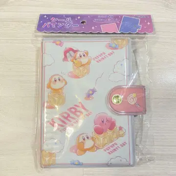 별의 커비 키라키라 스톤 부착 벨트 씰 바인더 씰 장 핑크