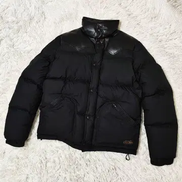 CLUCT WORKS 다운 자켓 L 가죽 절개